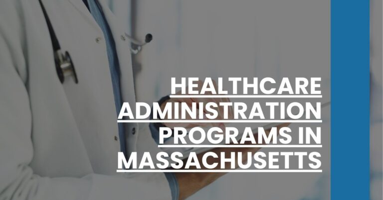 Healthcare Administration Programs in Massachusetts Feature Image